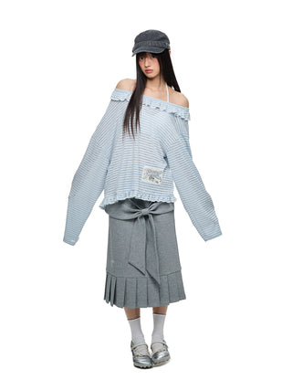 [JIKOO] pattern print blouse