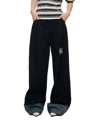 [JIKOO] vintage flip jeans