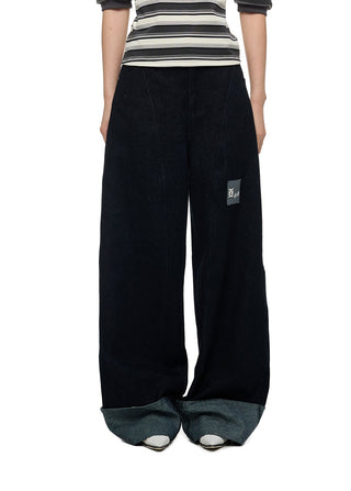 [JIKOO] vintage flip jeans