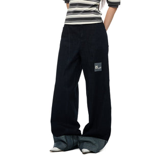 [JIKOO] vintage flip jeans
