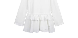[JIKOO] winding hem skirt