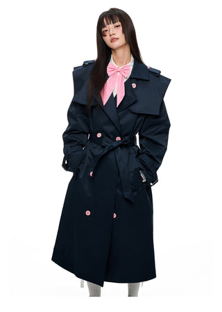 [JIKOO] double breasted coat