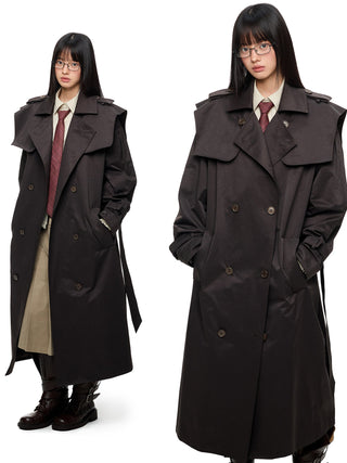 [JIKOO] double breasted coat