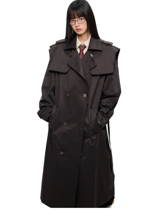 [JIKOO] double breasted coat