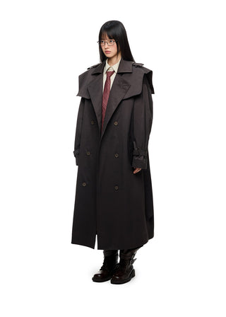 [JIKOO] double breasted coat