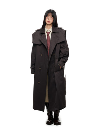 [JIKOO] double breasted coat