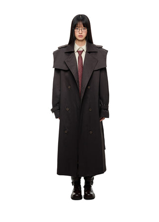 [JIKOO] double breasted coat