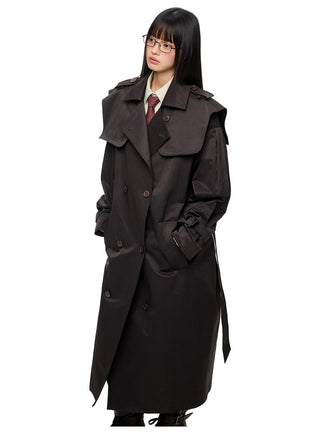 [JIKOO] double breasted coat