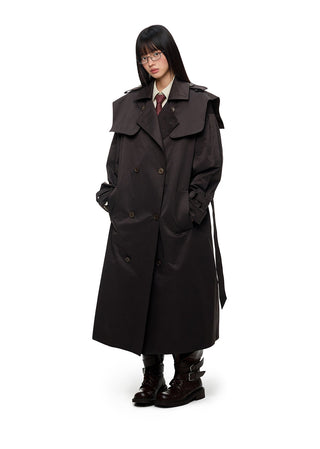 [JIKOO] double breasted coat