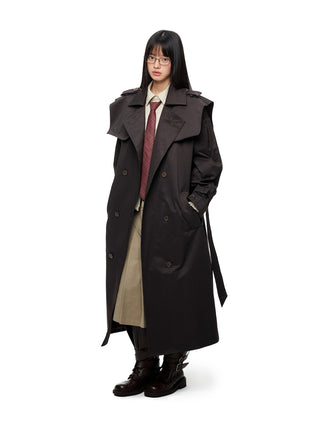 [JIKOO] double breasted coat