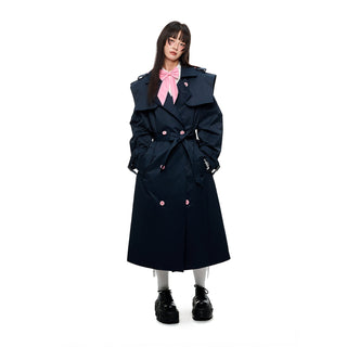 [JIKOO] double breasted coat