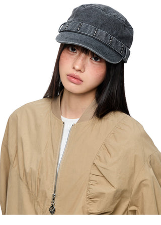 [JIKOO] pleated short coat