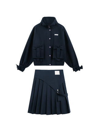 [JIKOO] multi-pocket coat
