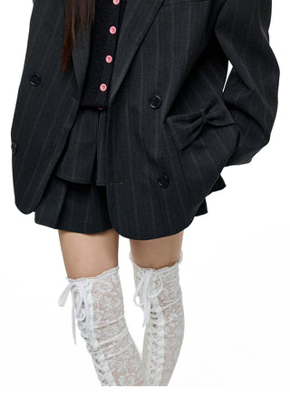 [JIKOO] gray suit jacket
