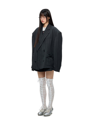 [JIKOO] gray suit jacket