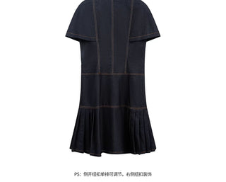 [JIKOO] denim shirt dress