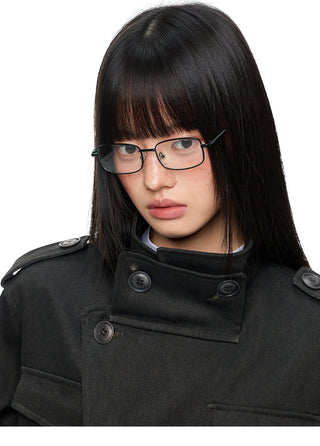 [JIKOO] stand collar top
