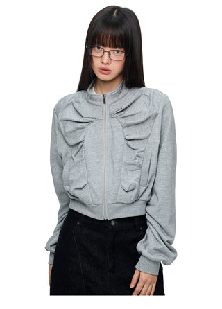 [JIKOO] peplum sweater top