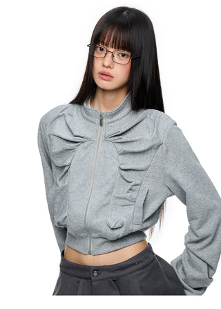 [JIKOO] peplum sweater top