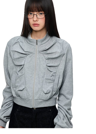 [JIKOO] peplum sweater top