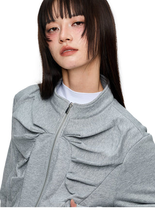 [JIKOO] peplum sweater top