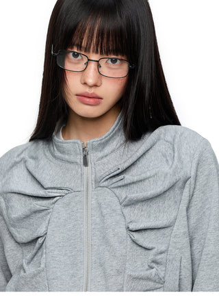 [JIKOO] peplum sweater top