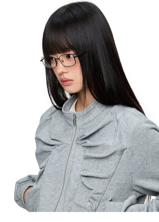 [JIKOO] peplum sweater top
