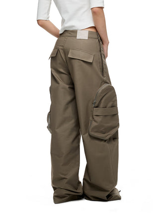 [JIKOO] rivet cargo pants