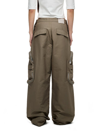 [JIKOO] rivet cargo pants