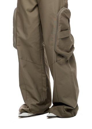 [JIKOO] rivet cargo pants