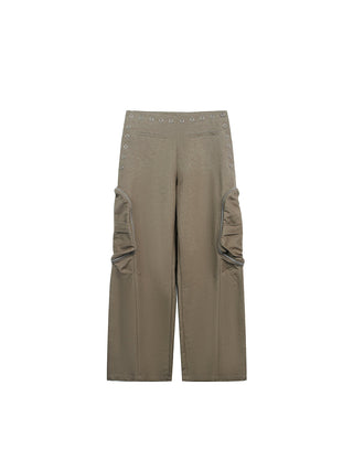 [JIKOO] rivet cargo pants