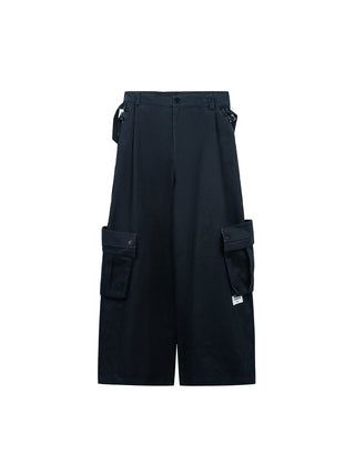[JIKOO] multi-pocket cargo pants