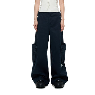 [JIKOO] multi-pocket cargo pants