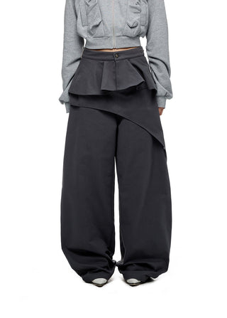[JIKOO] detachable straight pants