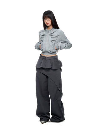 [JIKOO] detachable straight pants