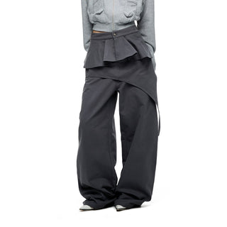 [JIKOO] detachable straight pants