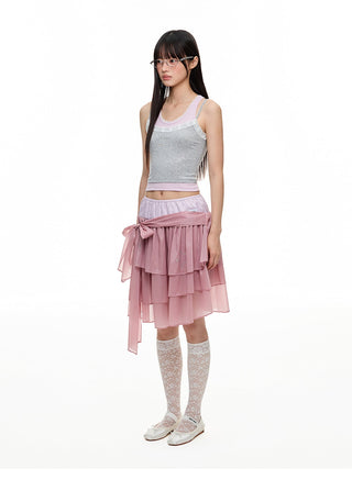 [JIKOO] rhinestone camisole top