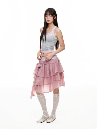 [JIKOO] rhinestone camisole top