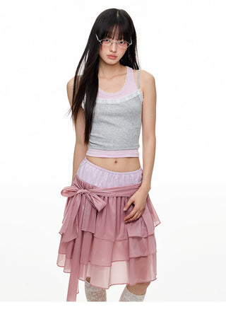 [JIKOO] rhinestone camisole top