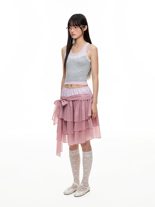 [JIKOO] rhinestone camisole top