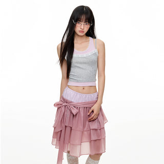 [JIKOO] rhinestone camisole top