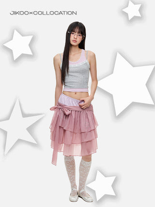 [JIKOO] rhinestone camisole top