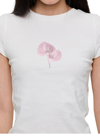 [JIKOO] printed short tee
