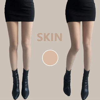 Slim Fit 20D High-Elasticity Pantyhose See-through Black Stockings Sheer Illusion Tight Compression Banding Stockings