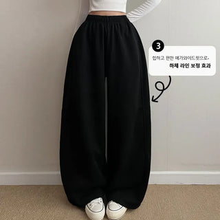 Mega Wide Pants High-waisted Long Pants