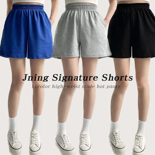 Summer Daily Must-Have:  High-Waisted Elastic Wide Training Shorts. New Summer Pants