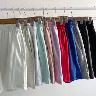 Summer Daily Must-Have:  High-Waisted Elastic Wide Training Shorts. New Summer Pants