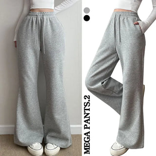 Spring  Flare Fit Wide Hip Bootcut Training High-Waisted Long Pants Lower Body Cover Pants