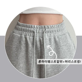 Spring  Flare Fit Wide Hip Bootcut Training High-Waisted Long Pants Lower Body Cover Pants