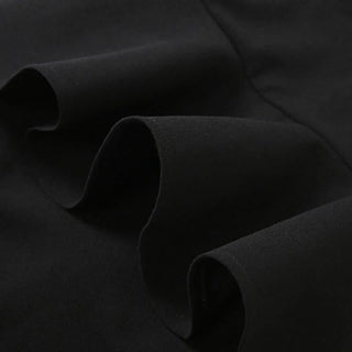 Halter ruffle v neck zip-up backless solid mini dress